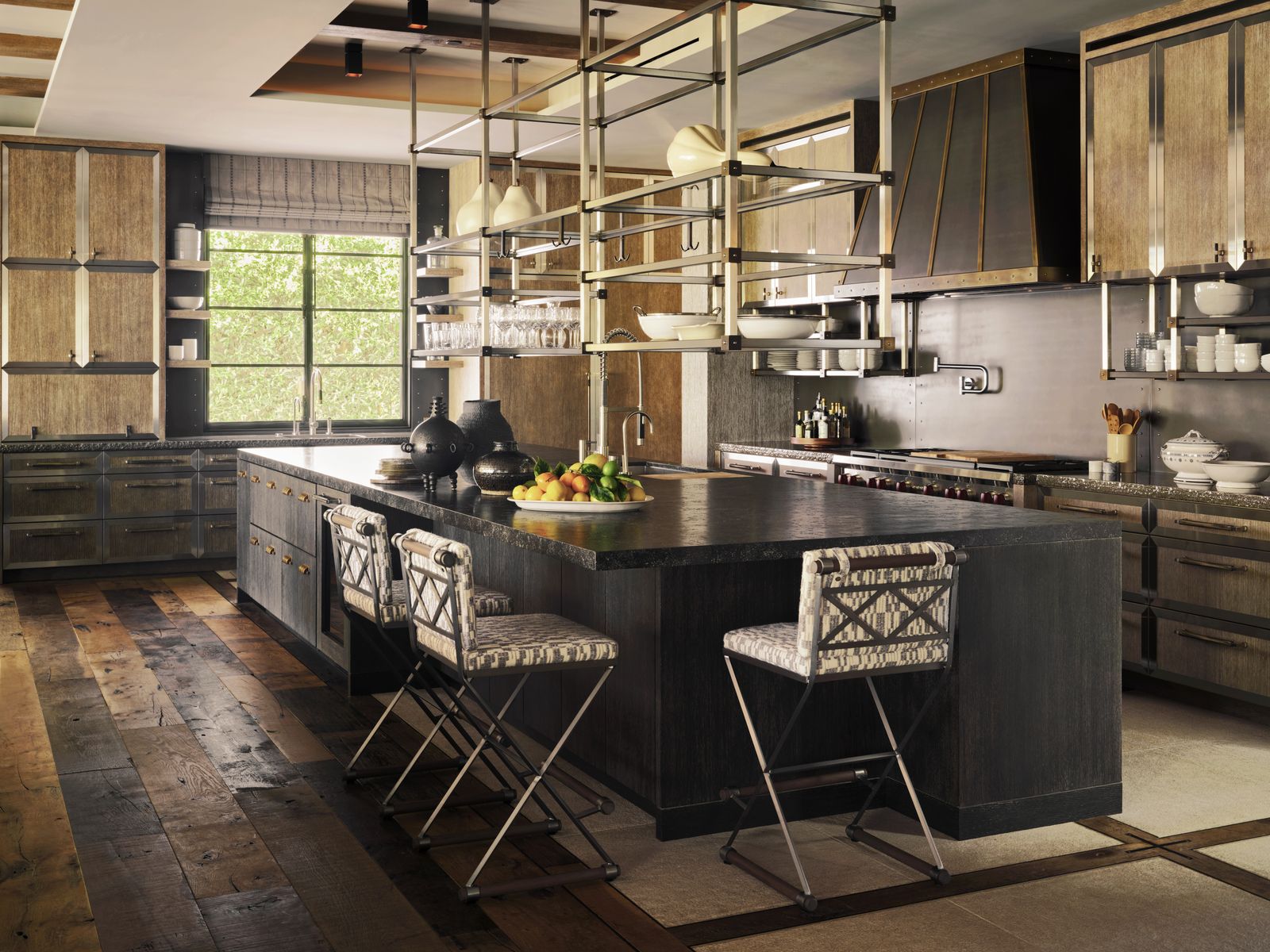 Image may contain Indoors Kitchen Kitchen Island and Interior Design