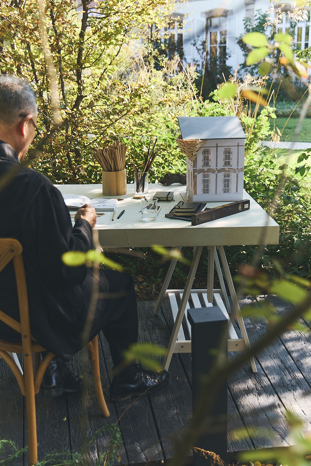 Maquette du Nid de Tadashi Kawamata.