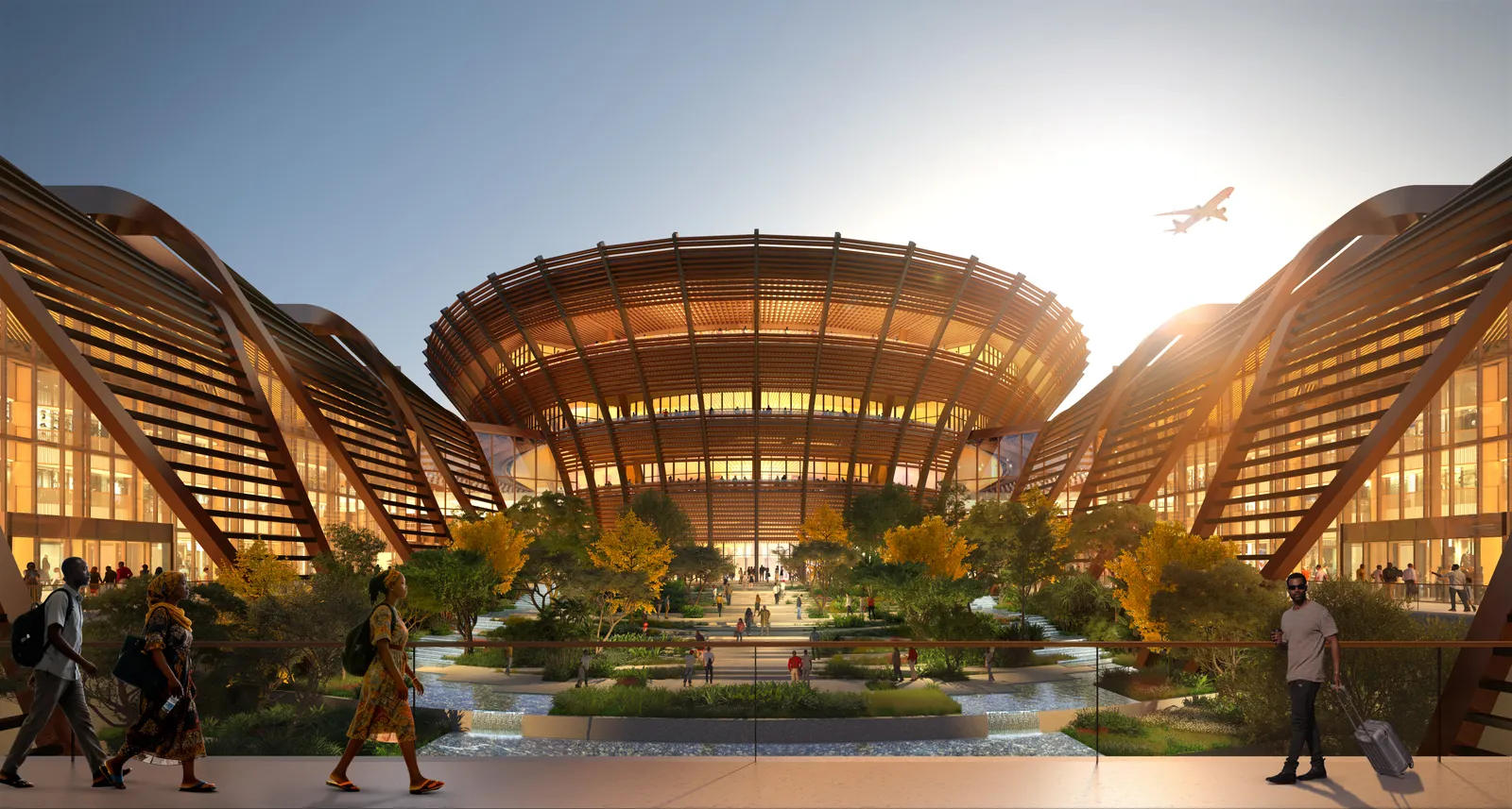 Image may contain Architecture Building Convention Center Grass Plant Garden Nature Outdoors Shop and Shopping Mall