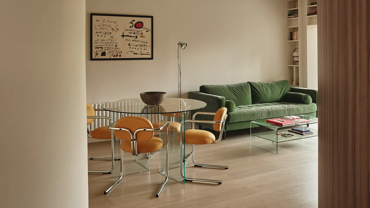 Bu dairenin sırrı: 80 m²'lik dairede 3 yatak odası, 2 banyo ve geniş oturma odası